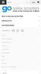 Mobile Screenshot of gosolaxscooters.com